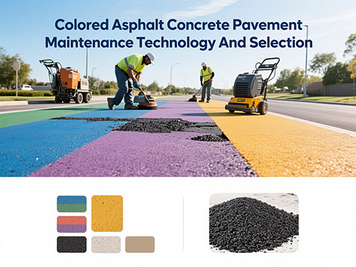 Colored Asphalt Concrete Pavement Maintenance Technology and Selection